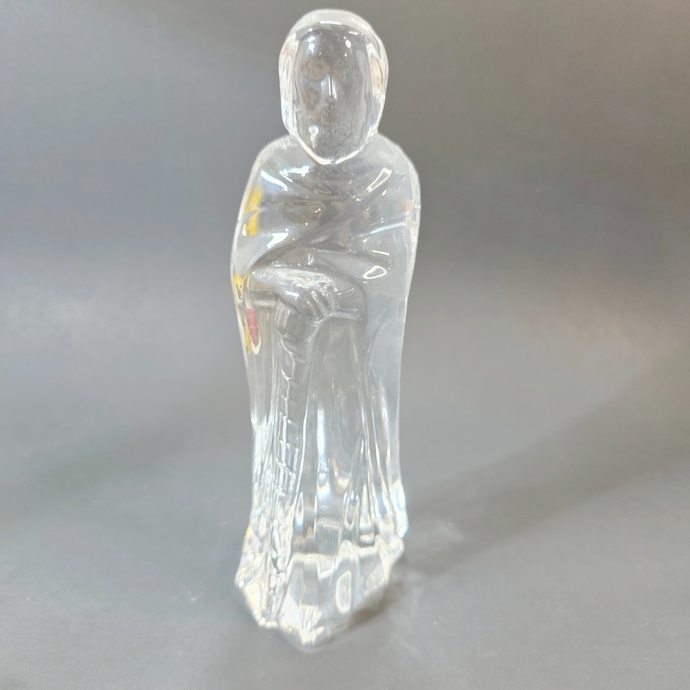 Vintage Baccarat France Crystal Joseph Nativity Figurine **READ CONDITION**